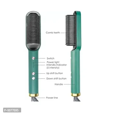 Hair Straightener Brush WITH 5 HEAT SETTINGS Pers-thumb0