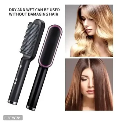 Hair Straightener Brush With 5 Heat Settings Pers Hair Styling Staightners
