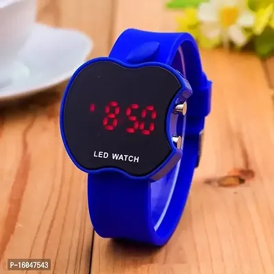 Buy AMAZING KIDS BLUE APPLE LED DIGITAL WATCH Online In India At