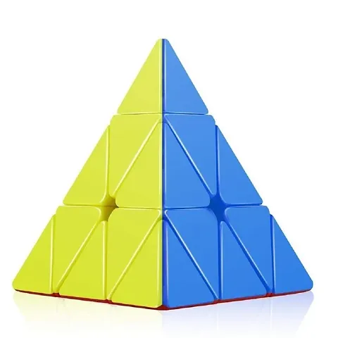 Pyramid Cube / Triangle Cube 3x3; Sticker Less 2x2 Speed Cube
