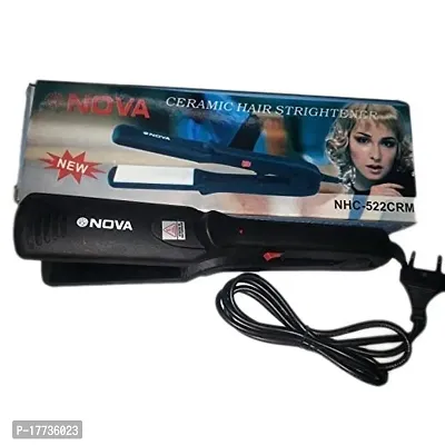 Straightener NOVA 522 With Ceramic Plate in Black Color 1.5m cord-thumb0