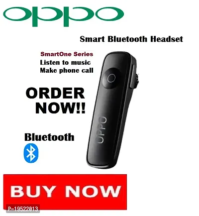 Stylish Smart Bluetooth Headset  with Dashing Black Color ,