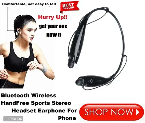 TRENDY BLUETOOTH  WIRELESS HANDSFREE SPORTS STEREO HEADSET  EARPHONE S.