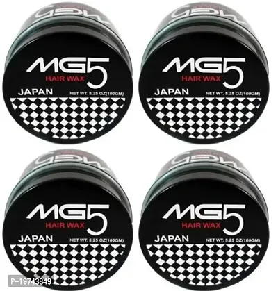 Professional 100 Gram MG5 Hair Wax, for Man and Boys ( Pack 4 )