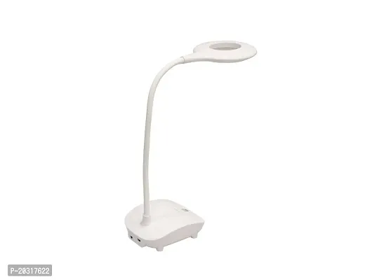 Shine Bright with the RL-9999: Your Friendly, Rechargeable White Plastic Study Table Lamp!