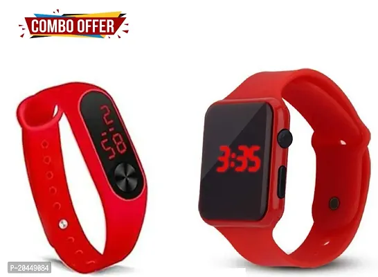 Red led hot sale watch