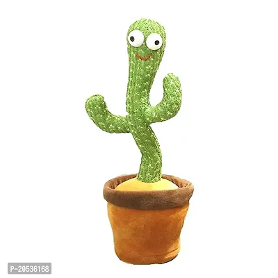 Ziggy Dancing Cactus Toy Talking Repeat Singing Sunny kactus Toy 120 Songs (Green)-thumb0