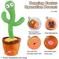 Ziggy Dancing Cactus Toy Talking Repeat Singing Sunny kactus Toy 120 Songs (Green)-thumb1