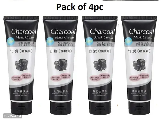 Brighten Your Day with Our 4pc Charcoal Mask Cream: The Magic Unfolds!