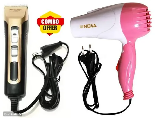 Charm Your Charm: Discover the Magic of Rocklight RL-8013 Trimmer  Nova 1000W Hair Dryer Combo Pack-thumb0