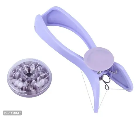 Eyebrow Face and Body Hair Threading and Removal System/ Tool Machine for Women (Purple)-thumb0