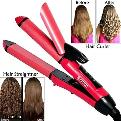 Sleek and Stylish: Unlock the Power of Versatility with the Nova 2in1 Hair Straightener!-thumb0