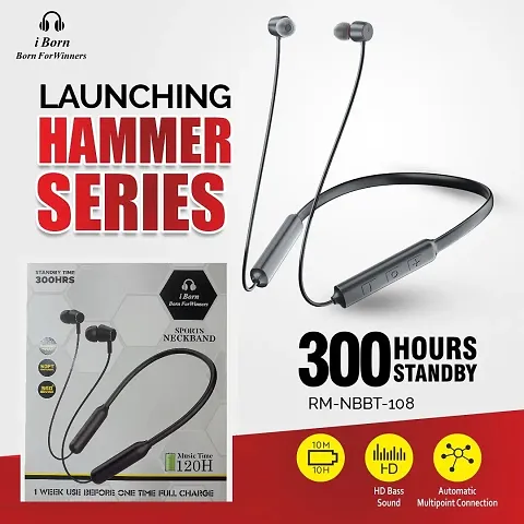 Wireless Neckband Bluetooth Earphones