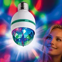 LED Crystal 360 Degree Rotating Magic Disco LED Bulb-thumb1