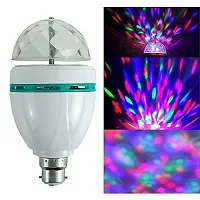 LED Crystal 360 Degree Rotating Magic Disco LED Bulb-thumb2