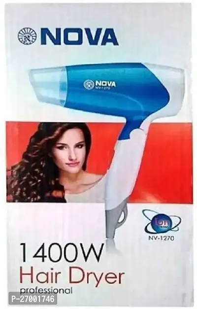 Nova 1400w multi color  Foldable Hair Dryer For Unisex-thumb3