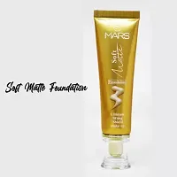 MARS Soft Matte Foundation, (F11-102), Beige, 45ml With Lilium Hand Cleanser Foundation  (Beige, 45 ml)-thumb1