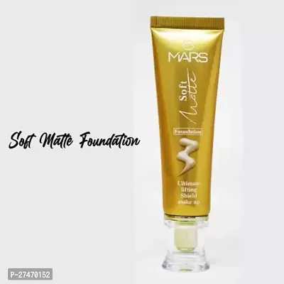 MARS Soft Matte Foundation, (F11-102), Beige, 45ml With Lilium Hand Cleanser Foundation  (Beige, 45 ml)-thumb2