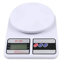 Generic Electronic Kitchen Digital Weighing Scale, Multipurpose (White, 10 Kg) Capacity Scale-thumb1