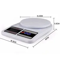 Generic Electronic Kitchen Digital Weighing Scale, Multipurpose (White, 10 Kg) Capacity Scale-thumb2