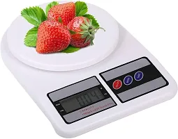 Generic Electronic Kitchen Digital Weighing Scale, Multipurpose (White, 10 Kg) Capacity Scale-thumb3