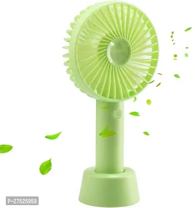 Mini USB Handheld Fan Portable Rechargeable Table Desk 3 Speed Operated Fan (1 Piece) Multicolor-thumb0