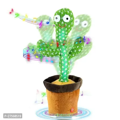 Dancing Cactus Toy Talking + 100+ Songs + Dancing + Recording + LED Toys-thumb0