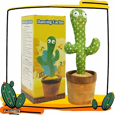 Dancing Cactus Toy Talking + 100+ Songs + Dancing + Recording + LED Toys-thumb2