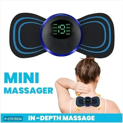 BUTTERFLY MASSAGER Mini Butterfly Body Massager Portable Mini Electric Neck Back Body Massager-thumb0