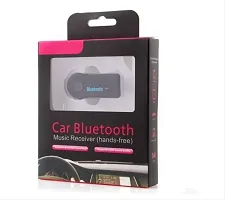 Car Bluetooth Wireless Music Receiver  Adapter 3.5mm Aux Best Quality (Black)-thumb1