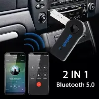 Car Bluetooth Wireless Music Receiver  Adapter 3.5mm Aux Best Quality (Black)-thumb2