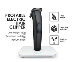 HTC AT-522 Professional Electric Rechargeable Hair Trimmer For Men's-thumb1