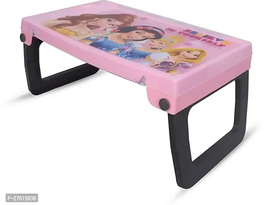 Plastic Kids Study Desk- Portable Light Weight Desk-Foldable Study Desk Plastic Study Table (Multicolor)-thumb0