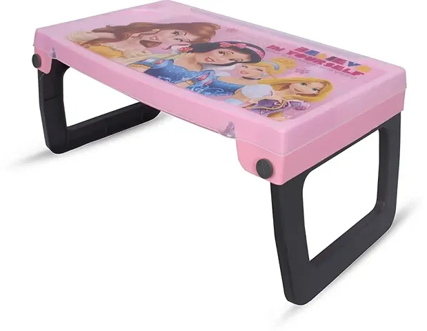 Plastic Kids Study Desk- Portable Light Weight Desk-Foldable Study Desk Plastic Study Table (Multicolor)