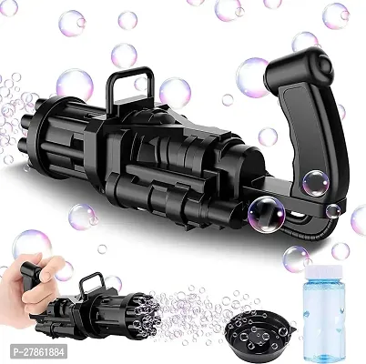 Galactic New bubble Gatling Gun, 8-Hole Electric Bubbles Gun for Boys   Girl-thumb0