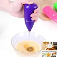 HONGXIN Mini Coffee Beater Hand Blender for Home, Milk foamer Mixer Battery Operated Maker Machine Pack of 1-thumb1