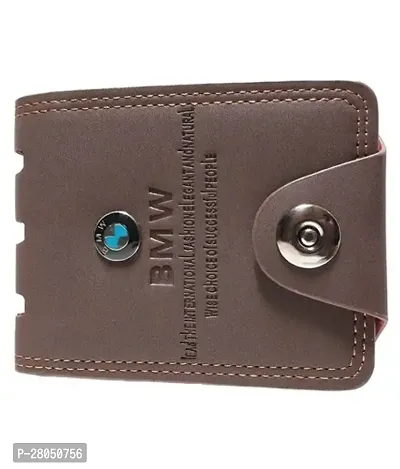 Male Brown BMW Leather Wallet-thumb0