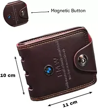 Male Brown BMW Leather Wallet-thumb1