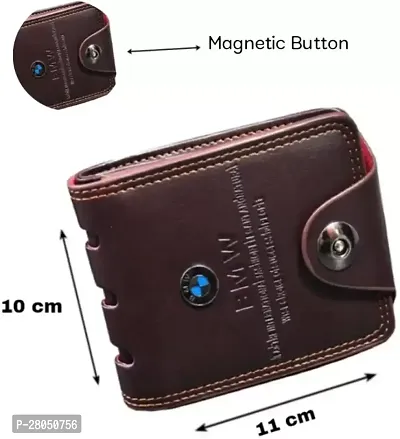 Male Brown BMW Leather Wallet-thumb2