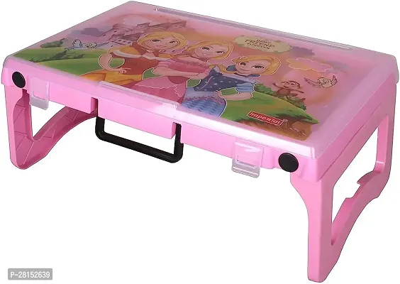 Portable Desk Multi-Utility Compact Foldable Table-Kids Study Table-Lapdesk Multicolor  Cartoon Characters-thumb0