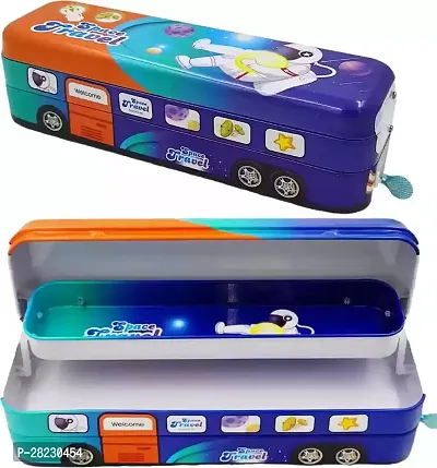 Double Decker Bus Style Pencil Box-thumb0