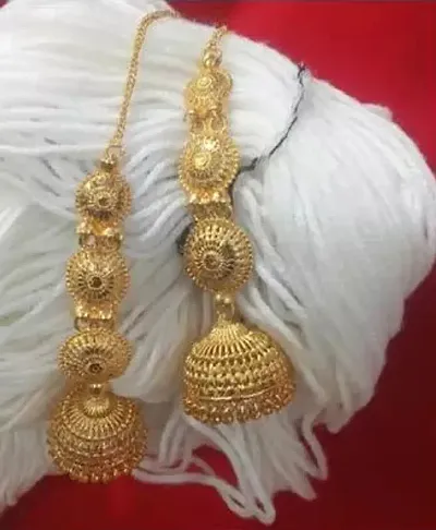 Bentex No Stone Jhumkas Earrings For Women