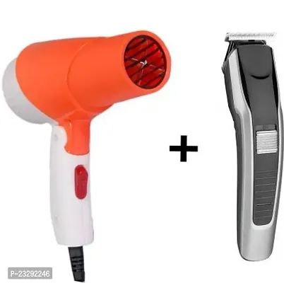 Lenon 1 Hair Dryer  (1000 W, Dryer Orange, Trimmer Chrome)-thumb0
