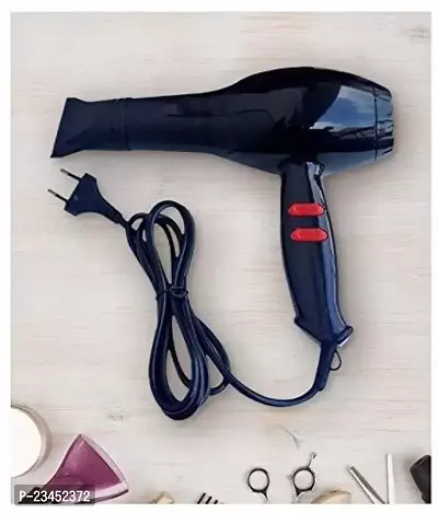 Hair Dryer For Men And Women With 2 Speed And 2 Heat Setting, 1 Concentrator Nozzle And Hanging Loop Hair Curler-thumb0