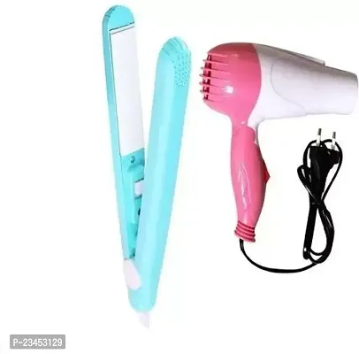 combo Hair Dryer, with hair stainghtener  (1000 W)