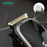 VGR V-127 Professional Hair Clipper Powerful DC Motor Stainless steel blade 8 Guide Combs 2m Cable Taper Lever Trimming Range: 0.9mm to 20mm Corded complete hair cutting set with 2 Combs  1 Scissor-thumb4