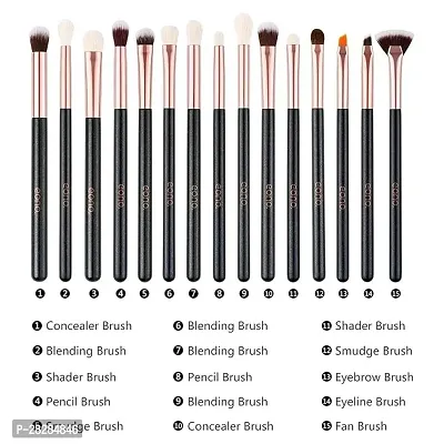 Premium Synthetic Makeup Brushes Set 10Pcs-thumb0