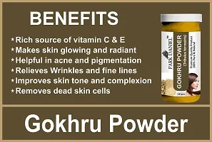 Gokhru Powder Combo Pack of 2 Jars of 100 gms(200 gms)-thumb2