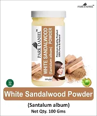 White Sandalwood Powder -Pack   of 3 Jars (100 grams Each)-thumb1