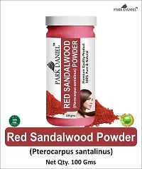 Red Sandalwood Powder -Pack   of 3 Jars (100 grams Each)-thumb1